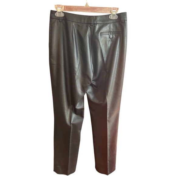 Teenflo Maurice Tarico shimmer look black pants Sz 40 (US 8) - Picture 2 of 5